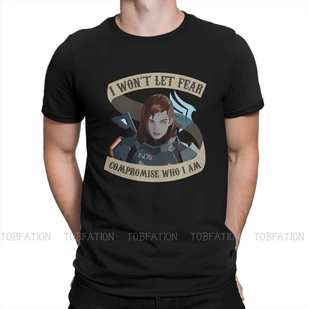 Paragon Shepard Mass Effect Game Tshirt Alternative Punk T shirt Tops Homme Pure Cotton Ofertas Tees Tops