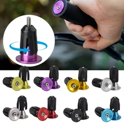 1 Pair Bicycle Grip Handlebar End Cap Aluminium Alloy Lock MTB Mountain Handle Bar Grips End Plugs For Bike Handlebar Parts