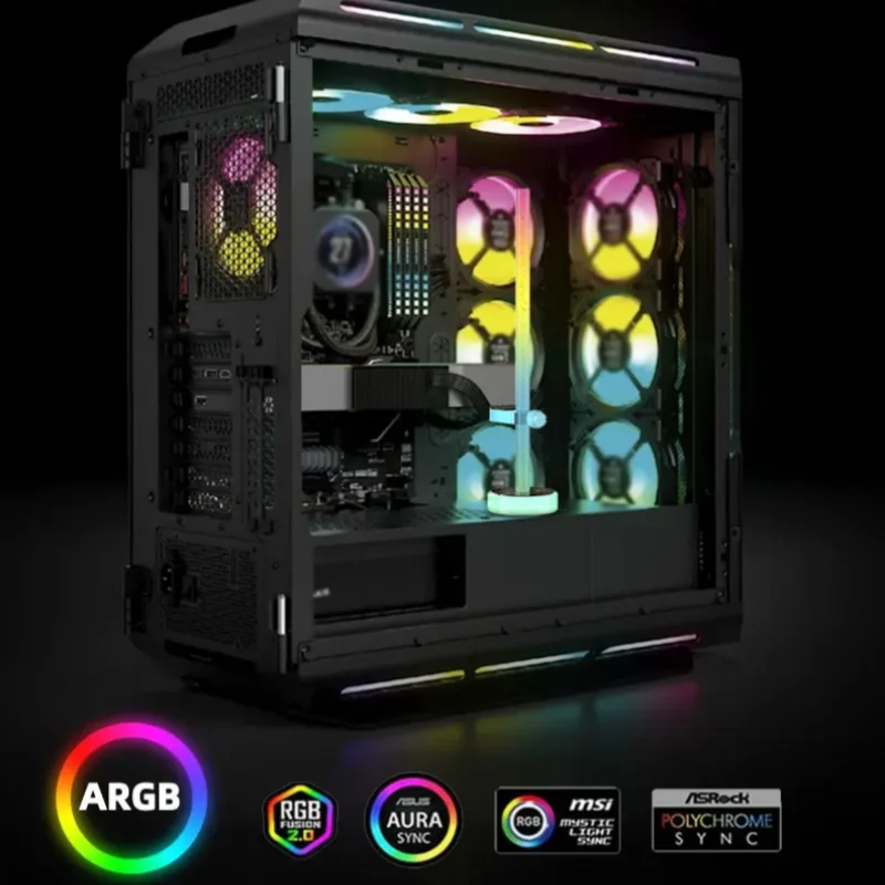 ICE الحوت AK-185 حامل بطاقة الرسومات 5 فولت 3PIN ARGB بطاقة الرسومات دعم قوس 184 مللي متر قوس قابل للتعديل دعم RTX 3090 4080