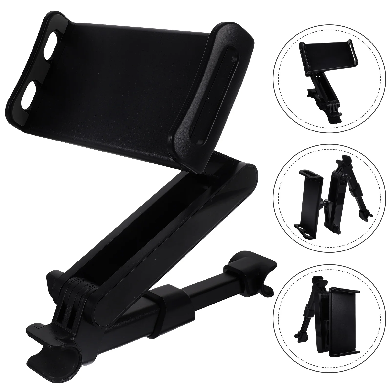 

Регулируемый автомобильный подголовник, держатель для планшета, прочный кронштейн для телефона, вращение на 360 градусов, крепление для сиденья на заднем сиденье, автомобильный держатель для планшета