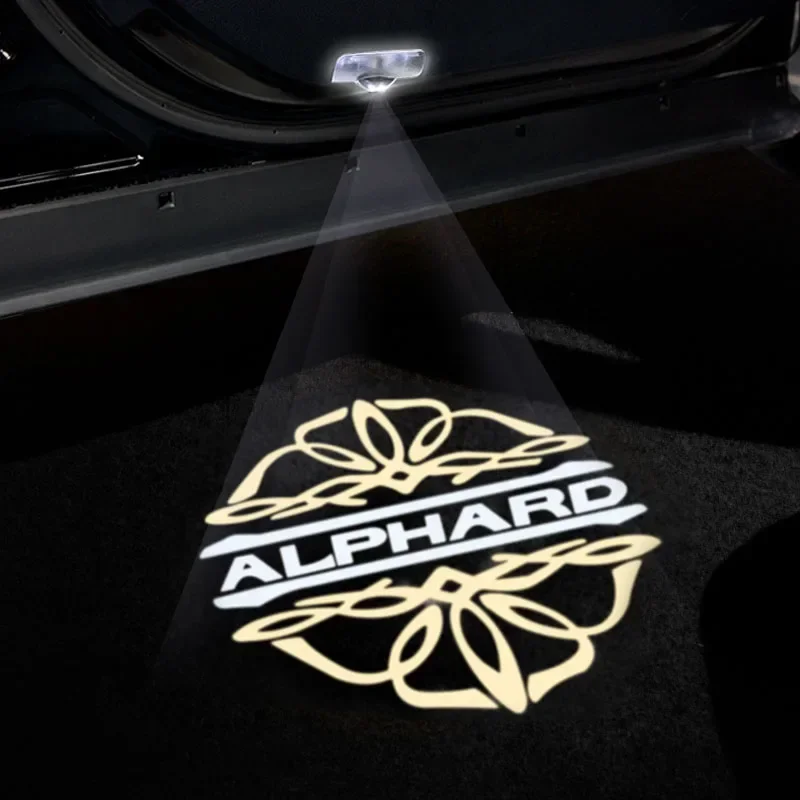 Shadow For Toyota Alphard Logo Light Alphard Door Light Welcome Light For Toyota Vellfire Alphard 30/50 GR Toyota Ghost Lamp