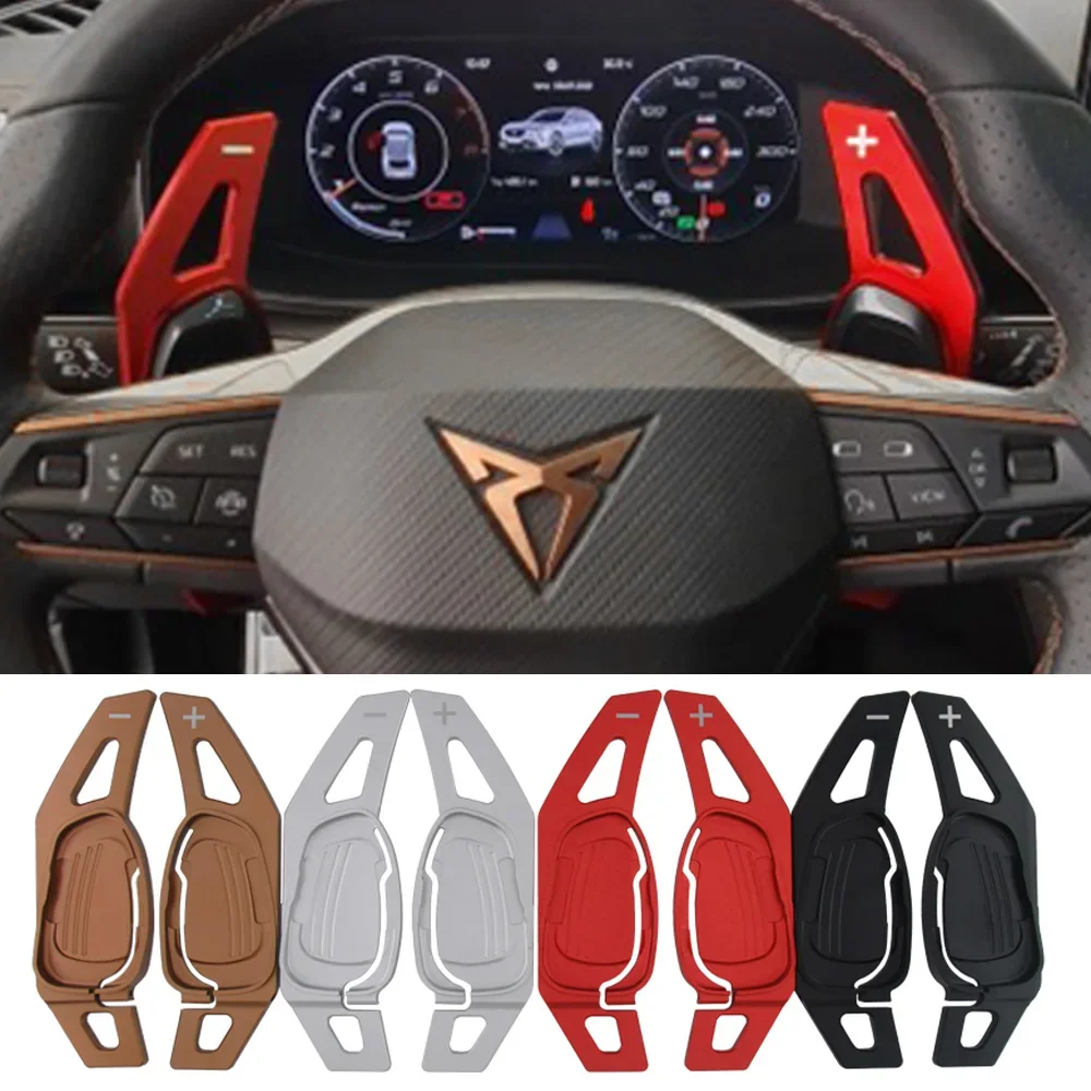 

Shifter Paddles For Cupra Formentor 2019 Cupra Ateca Leon e-Hybrid 2020 2021 2022 Car Steering Wheel DSG Gear Extend Accessories