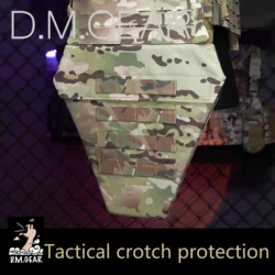 Tactical Pleated Crotch Groin Protection Equipment Vest  Men Molle Body Armor Bag   Gear Accessory Airsoft WarGame Outdoor