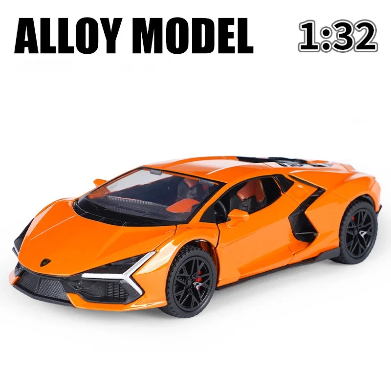 1:32 lambos revuelto supercar legierung modell auto spielzeug diecasts casting sound und leichtes autos pielzeug für kinder fahrzeug