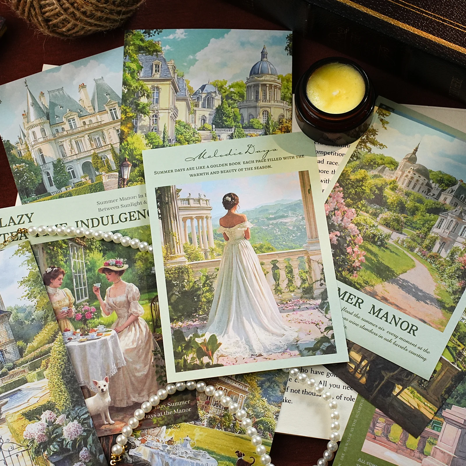 20 قطعة/الحزمة أربعة مواسم المناظر الطبيعية المواد ورقة ديكور ألبوم اليوميات سكرابوكينغ المواد ورق خلفية لوازم المجلات غير المرغوب فيه #3