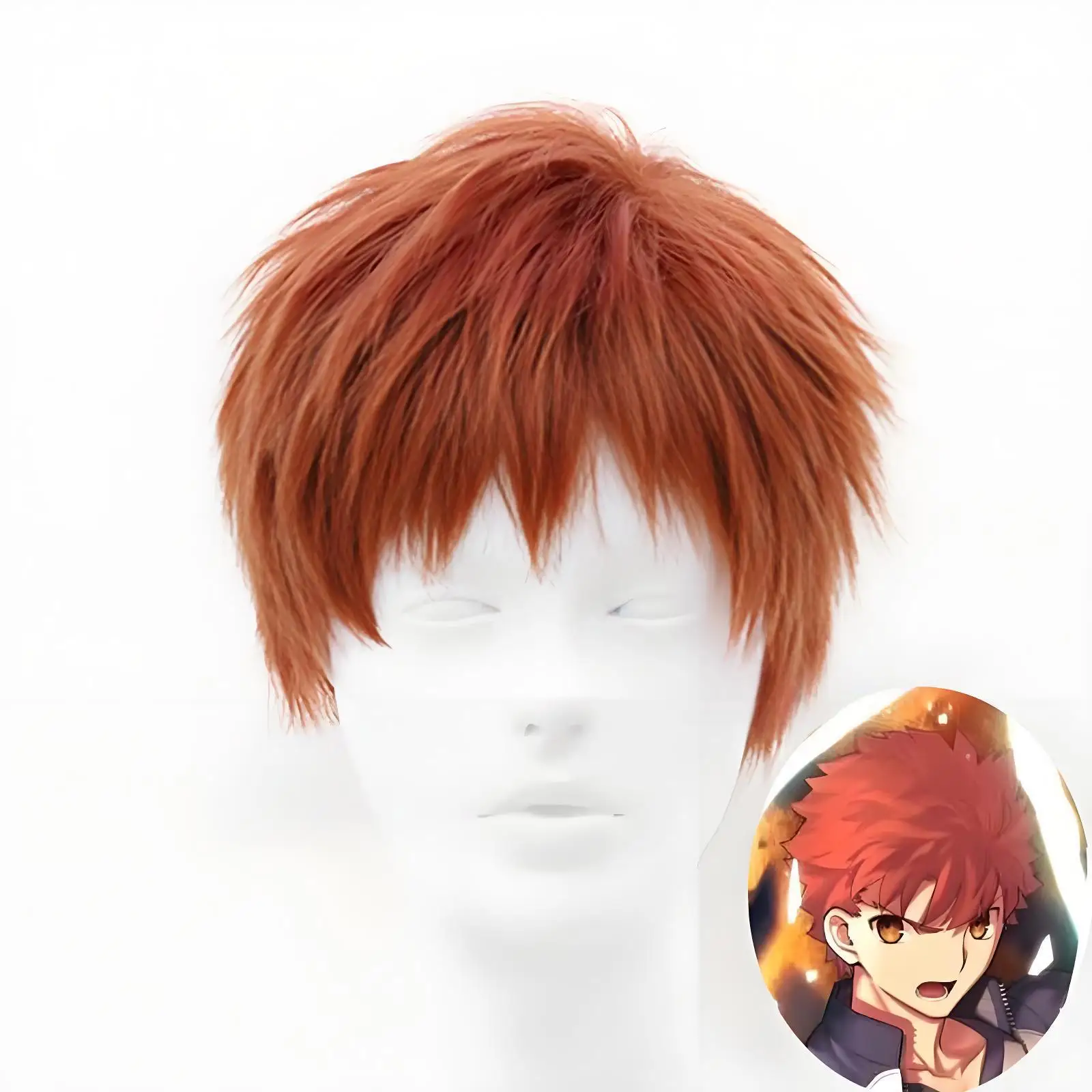

Парик для косплея Fate Stay Night Shirou Emiya — термостойкие волосы в костюме аниме для Хэллоуина и вечеринки