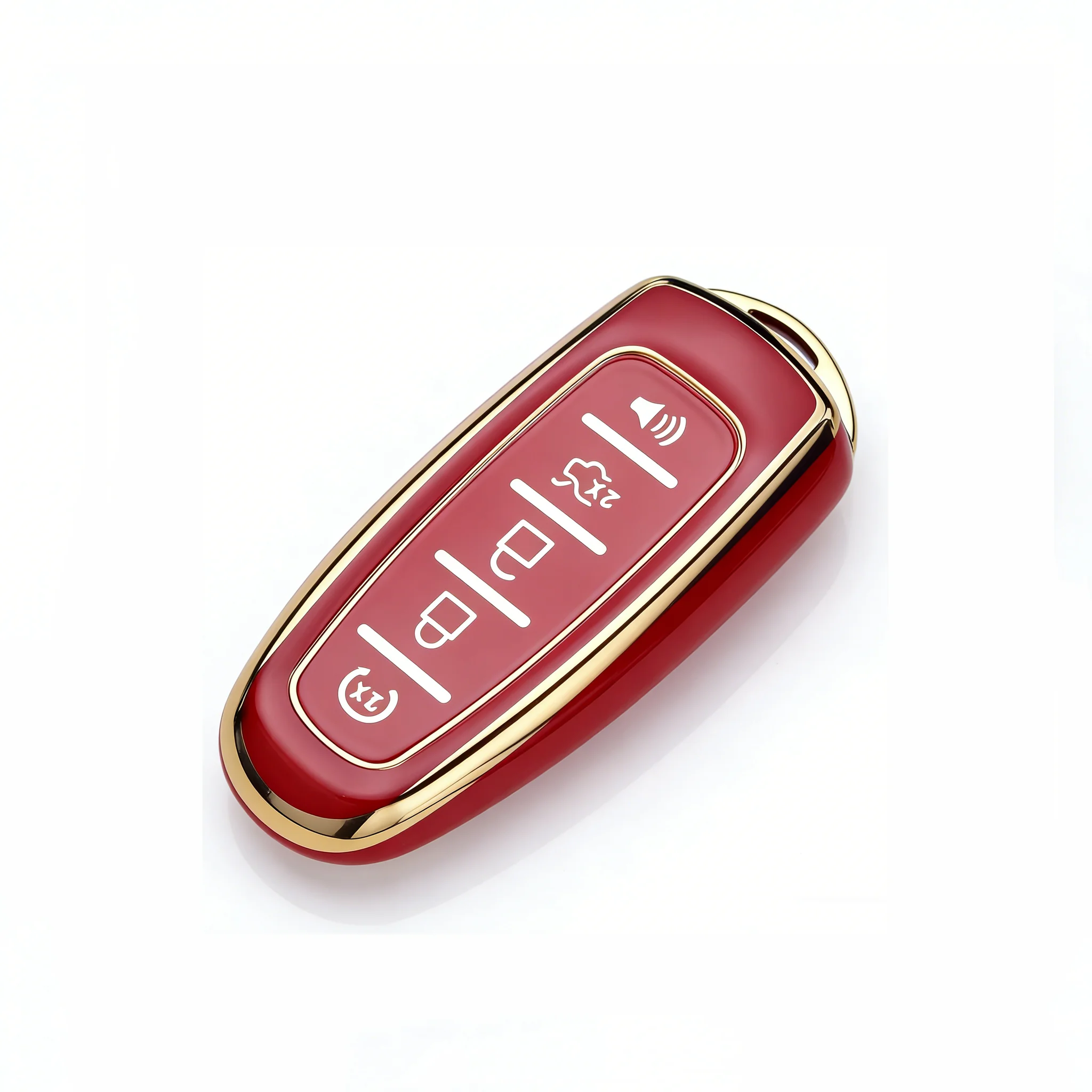 

5 Buttons Car Remote Key Case For Ford Explorer Edge Escape Flex Taurus 2011 2012 2013 2014 2015 Smart Car Key Cover Fob Keyring