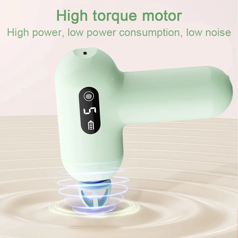 Electric Vibration Handheld Massage Gun, Muscle Relaxation Massage Touch Digital Fascia Gun, Replaceable Massage Head