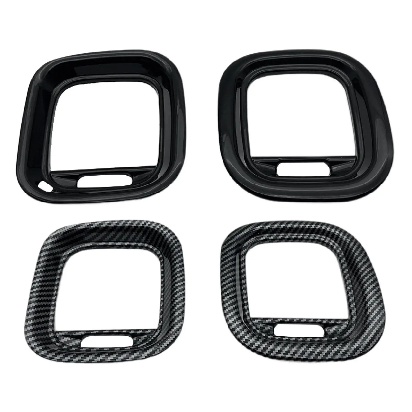 2Pcs Air Vent Covers Decorative Frames Center Console Air Vent Trims Truck