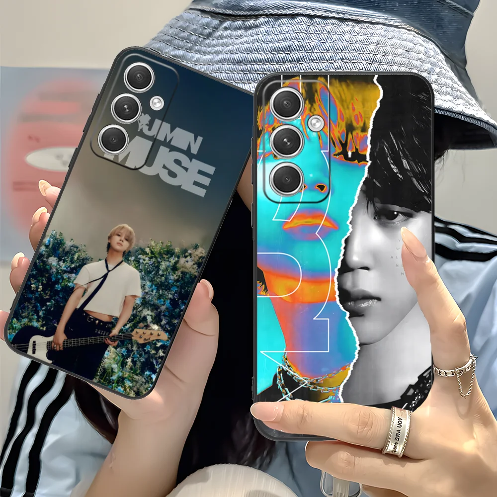 Cute J-Jimin Phone Case for Samsung Galaxy S25 S24 S23 S22 S21 S20 S10 S9 Plus FE Ultra Lite Black Cover Cellphones