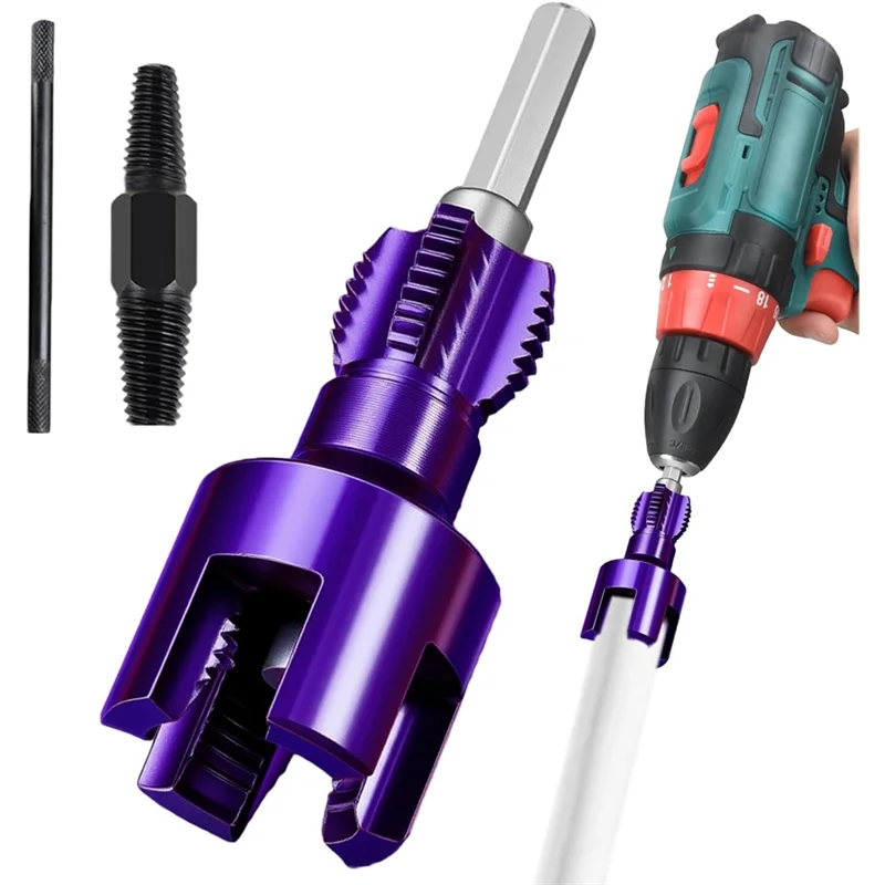 

A26F-For Basement Garage Garden For Internal And External Pipe Extractor Tool, Integrated Internal& External Pipe Threading Tool