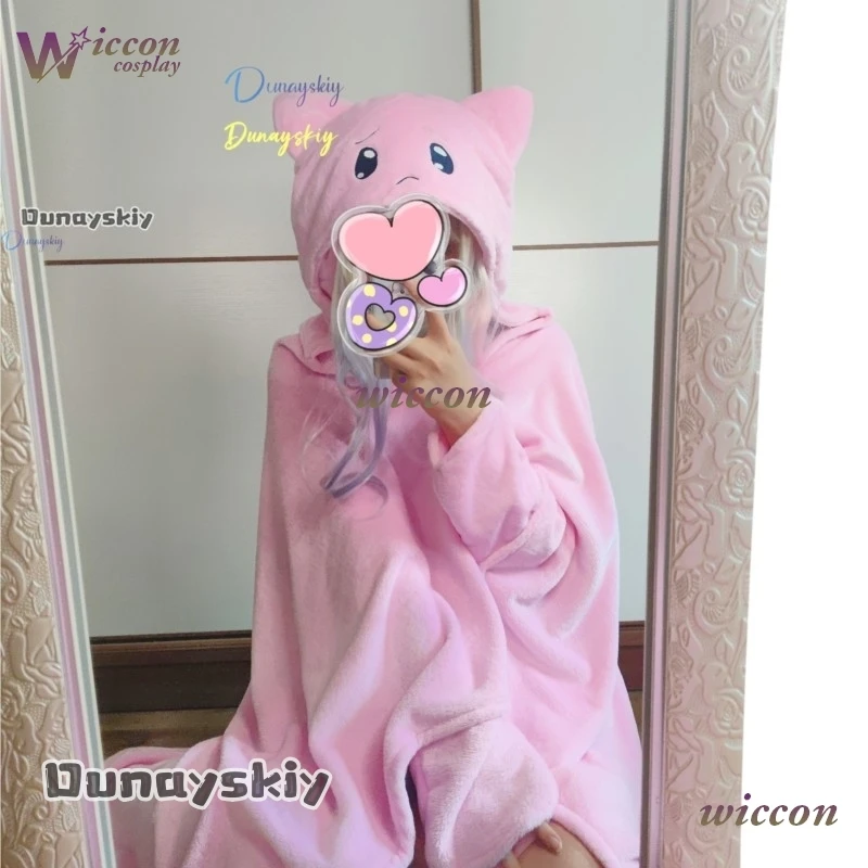 Game Needy Girl Overdose KAngel Cosplay A P Pink Cat Head Air Conditioning Carpet Anchor Girl Heavy P Chan Nso