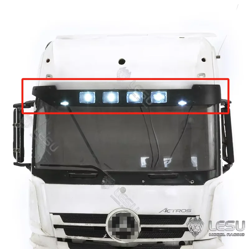 LESU 1/14 Tamiya tractor truck model CAB sun visor S-1305 lighting set