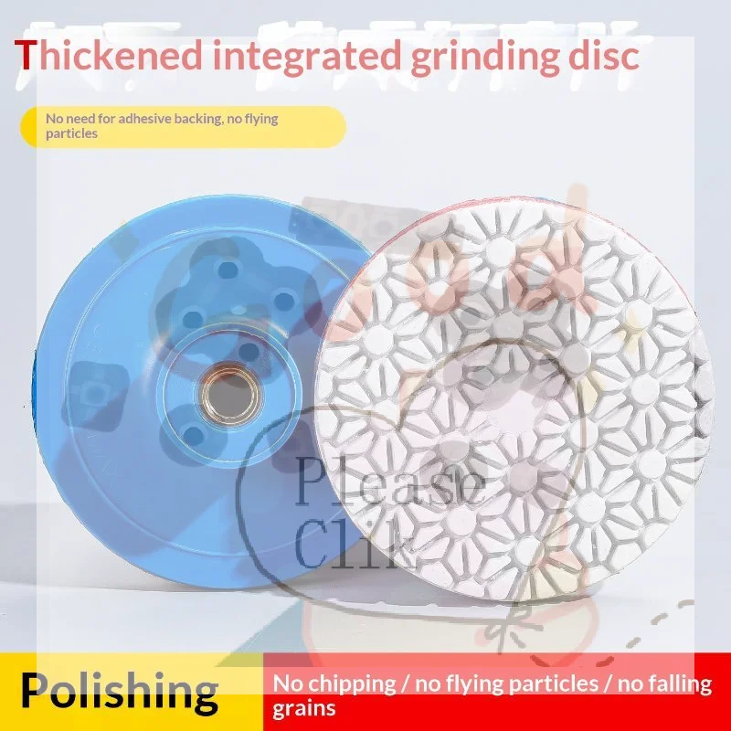 

【HG】4 Step Diamond Polishing Pads Sharp Wear Resistant Fast Polishing For Stone Tile Grinding Surface Renovation