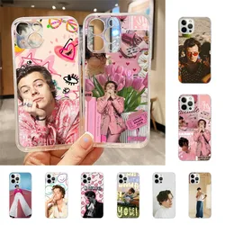 Custodia per telefono H-HaRRy SupersStar-S-styles per Iphone 15 11 13 14 Pro Max 7 8 Plus X Xr Xs Max Se2020 12mini Cover trasparente