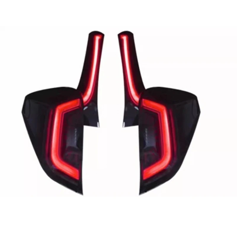 Pair Of Car Tail Light Assembly For Honda FIT JAZZ 2014-2020 LED Flowing Water Flicker Plug and Play Tail Lamps Brake Taillights