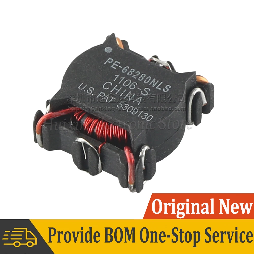 2pcs PE-68280NL PE68280NL SMD SMT Current Sense Transformer 14.8mH 15A High Current Sensor Automotive Detect Turns Ratio 1:1:100