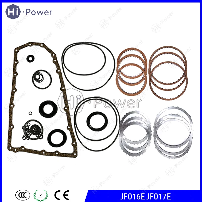 

JF017E JF016E CVT Auto Transmission Master Repair Kit Friction Steel Plate For Nissan Car Gearbox Disc Overhaul Rebuild Kit