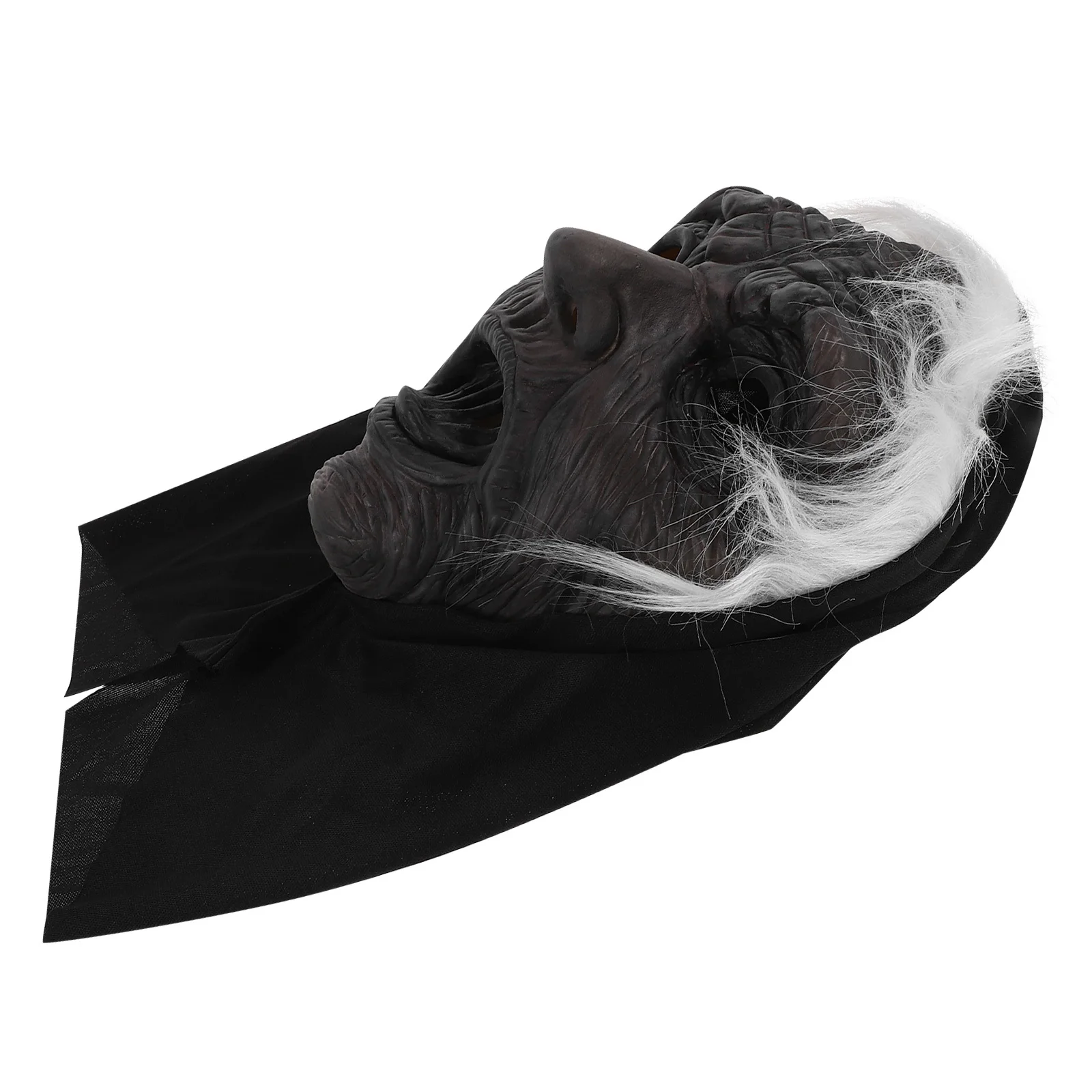 Maschera da strega Maschera di Halloween spaventosa realistica per adulti Costume Party Masquerade Dress Up Mago Copertura per il viso Maschere spettrali per adulti