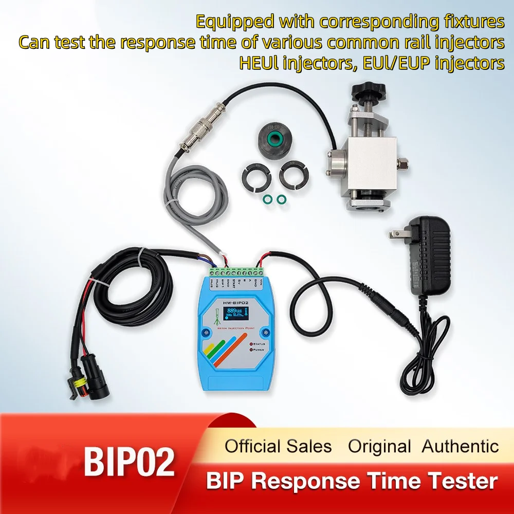 BIP02 Auto Engine Repair Diesel Fuel EUI EUP HEUI Common Rail Injector Response Time BIP Sensor Oil Collect Tester Tool Set