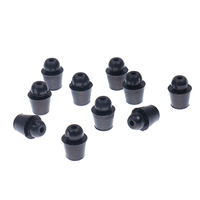 10Pc Car Door Shock Absorbing Gasket Black Rubber Pads Dampers For Hyundai Elantra Sonata Accent ix35 IX45 MISTRA VERNA