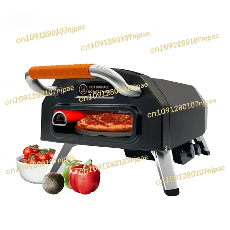 

Tabletop Stainless Steel 12 inchMini Portable Outdoor Gas Pizza Oven for restaurant