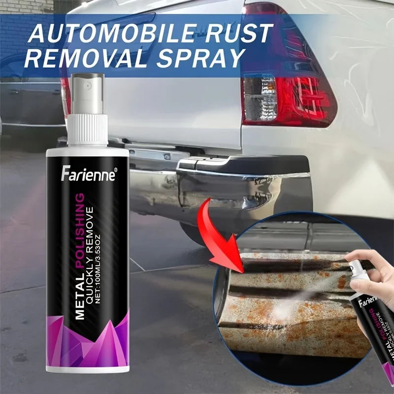 

Спрей для удаления ржавчины с автомобиля - очиститель металлической краски, очиститель железного порошка для обслуживания автомобиля, ингибитор ржавчины для автомобилей и металлических изделий