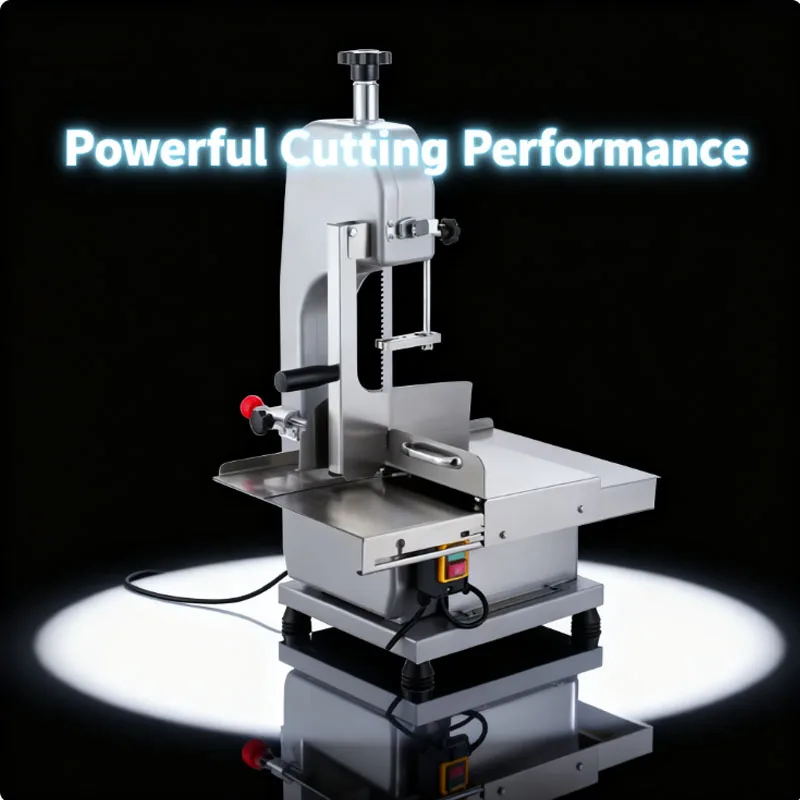 

Промышленная электрическая машина для резки костей 1100 Вт, вертикальная пила для костей из нержавеющей стали