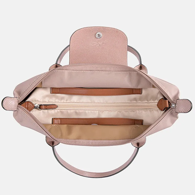 Bag Organizer Inner Liner Accessory For Longchamp LE PLIAGE Handbags Expand Space Anti-Collapse Satin Fabric Insert Pocket