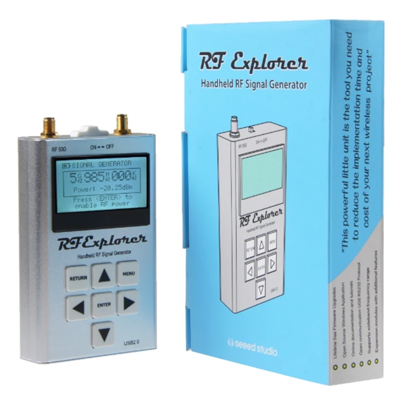 RF Explorer Signal Generator COMBO Wireless Signal Generator 100Khz to 6GHz Analyzer RF Signal Generator COMBO