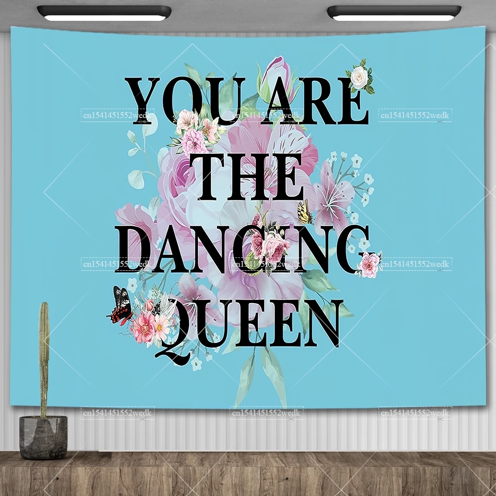 Mamma Mia-Tapisserie Mème, You Are The PhtalQueen, Feel Here I Go Again, Décors de ix, Dortoir d'Université, Bannières de Décoration de Chambre Esthétique