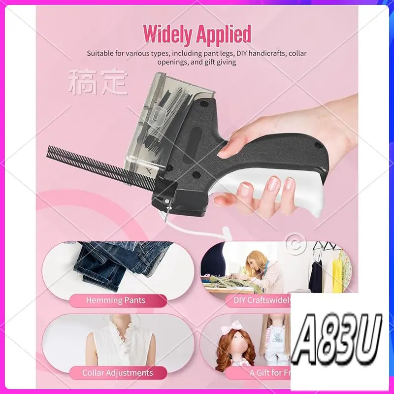 

U8-Stitch-Gun With Storage Box, Tagging-Gun For Quick Stitching, Temporary Clothing Fixing With 1200PCS Barbs Fasteners