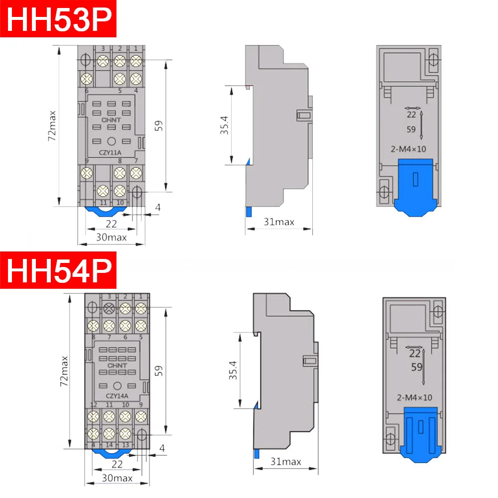 10 قطعة PF083A التتابع المقبس قاعدة PTF08A PYF08A PTF11A PYF11A PTF14A PYF14A ل HH52P HH53P HH54P HH62P HH63P HH64P 8Pin 11P 14P