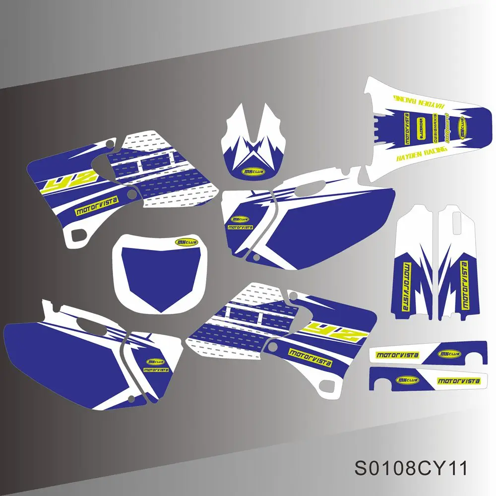 For YAMAHA YZ250F YZ400F YZ426F YZF 250 400 426 1999 2000 2001 2002 Graphics Decals Stickers Motorcycle Background Custom