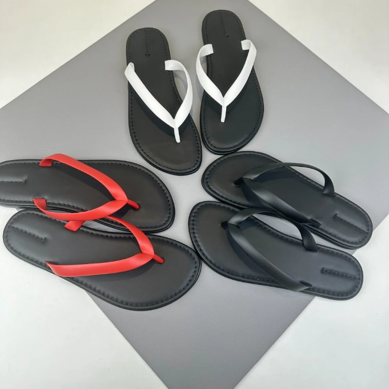 

Модные женские плоские шлепанцы для лета, новые пляжные сандалии для отдыха и путешествий, роскошные плоские сандалии-шлепанцы.