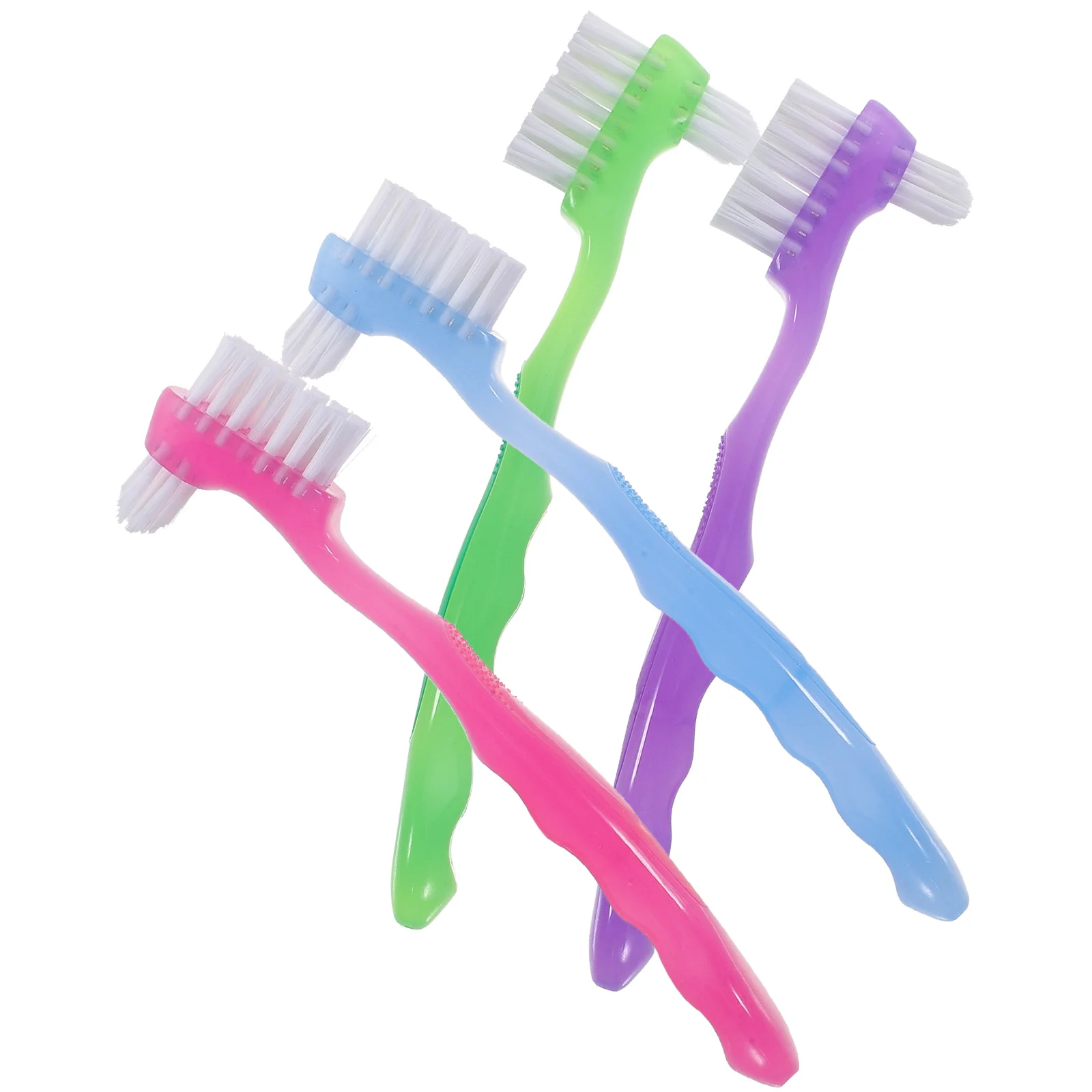 4 Pcs Braces Cleaning Brush Household Small Toothbrush Mini Personal Denture Pp Multi-functional Toothbrushes