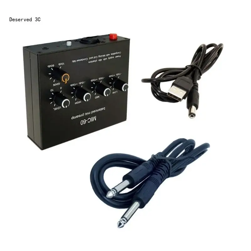 Balanced Dynamic Microphone Amplifier for Clear Sound Sensitivity Recording