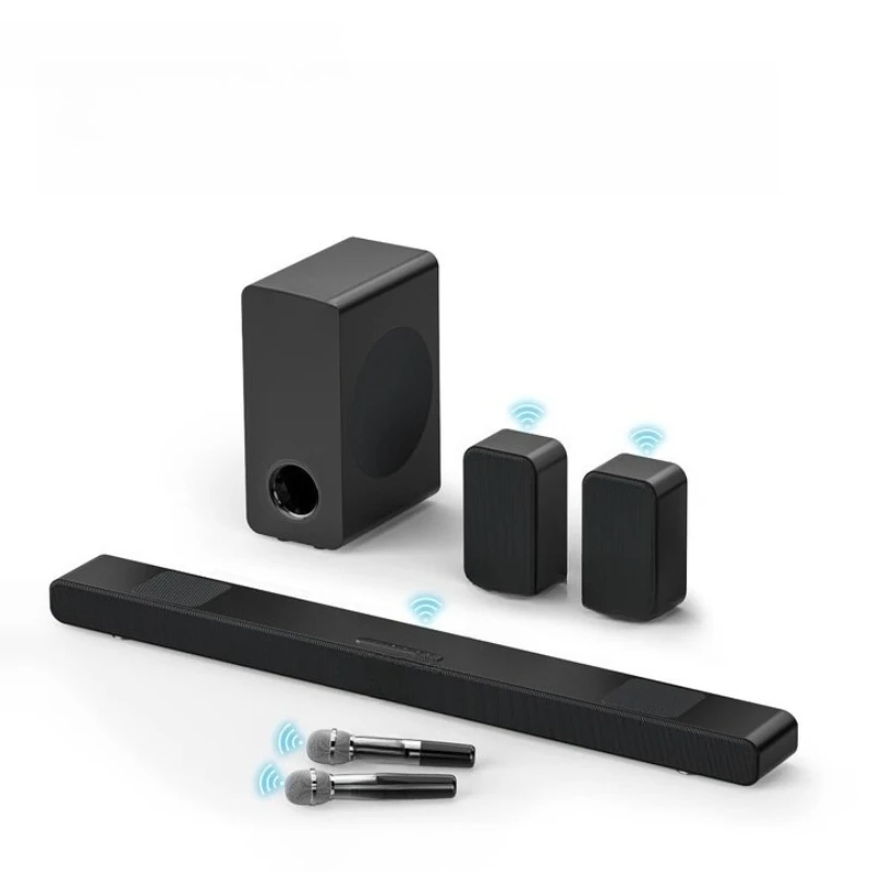 

TV stereo living room Karaoke home home theater external sound wall A9 + M9 + Q9 surround + microphone