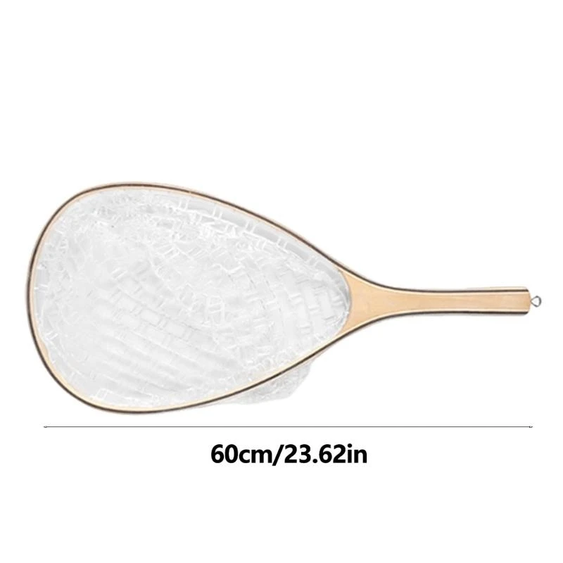 Fly Fishing Landing Net Light Weight Rubber Fishing Net Tool for Saltwater - view 3