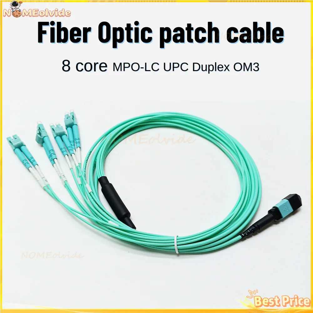 

12 Core OM3 MPO(F)-LC/UPC-OM3/150-3.0 MTP Fiber Optic Patch Cord Type B FTTH