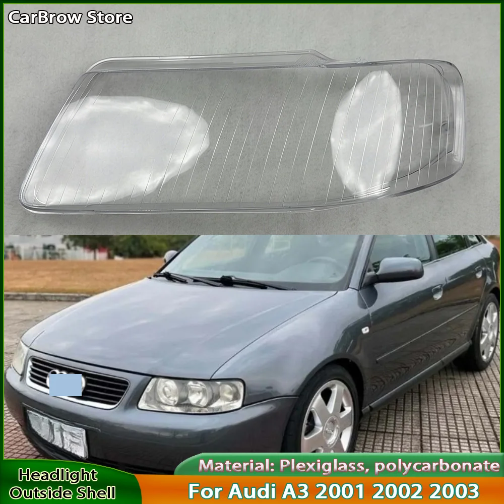 

Замена оригинального плафона фары для Audi A3 2001-2003: прозрачная линза, корпус фары
