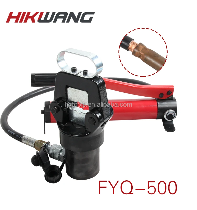 Hot Sale Good Quality FYQ-500 200KN 16-500mm2 Hydraulic Crimper With Dies