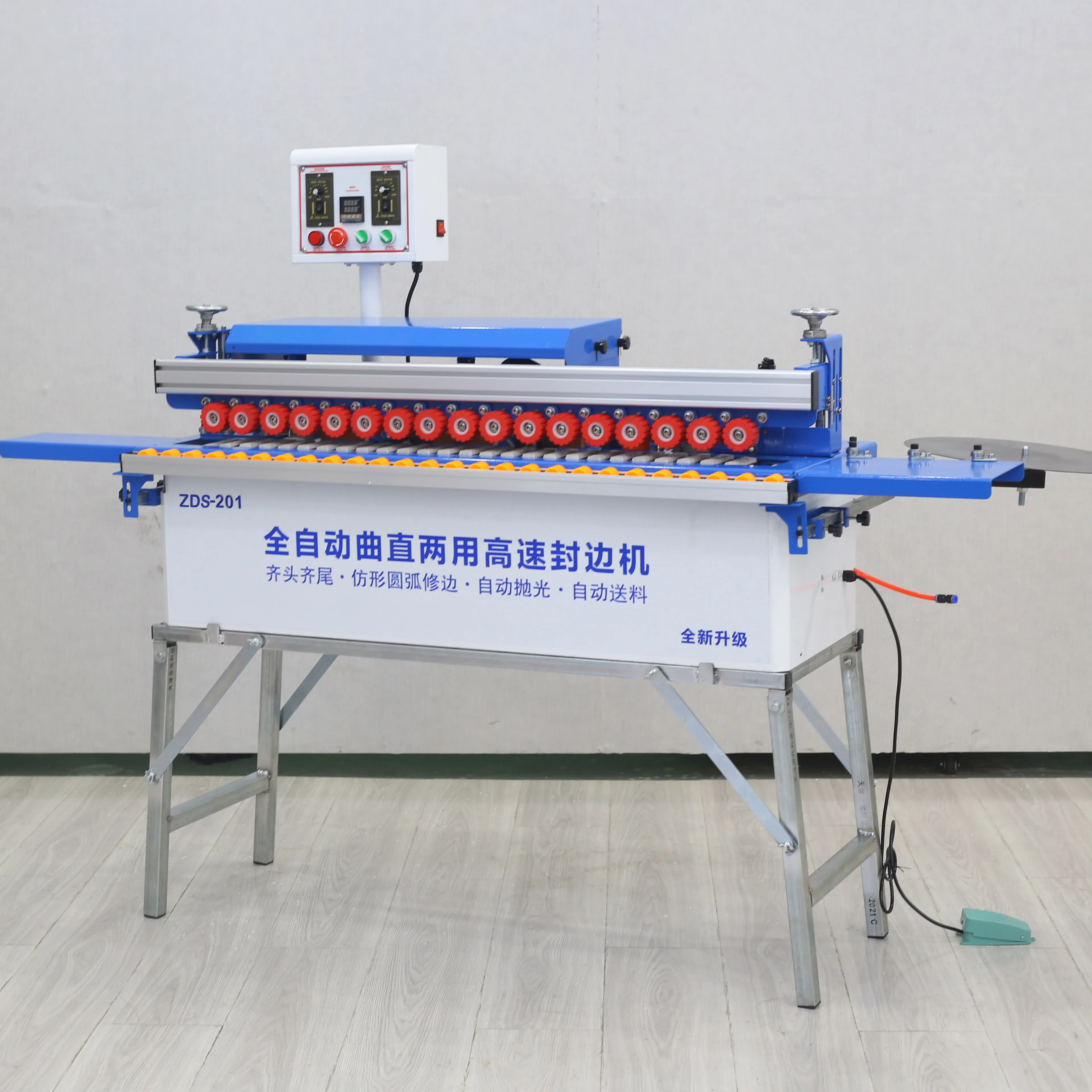 110/220v Small Edging Machine Curves and Straight Lines PVC Edge Banding Machine Automatic