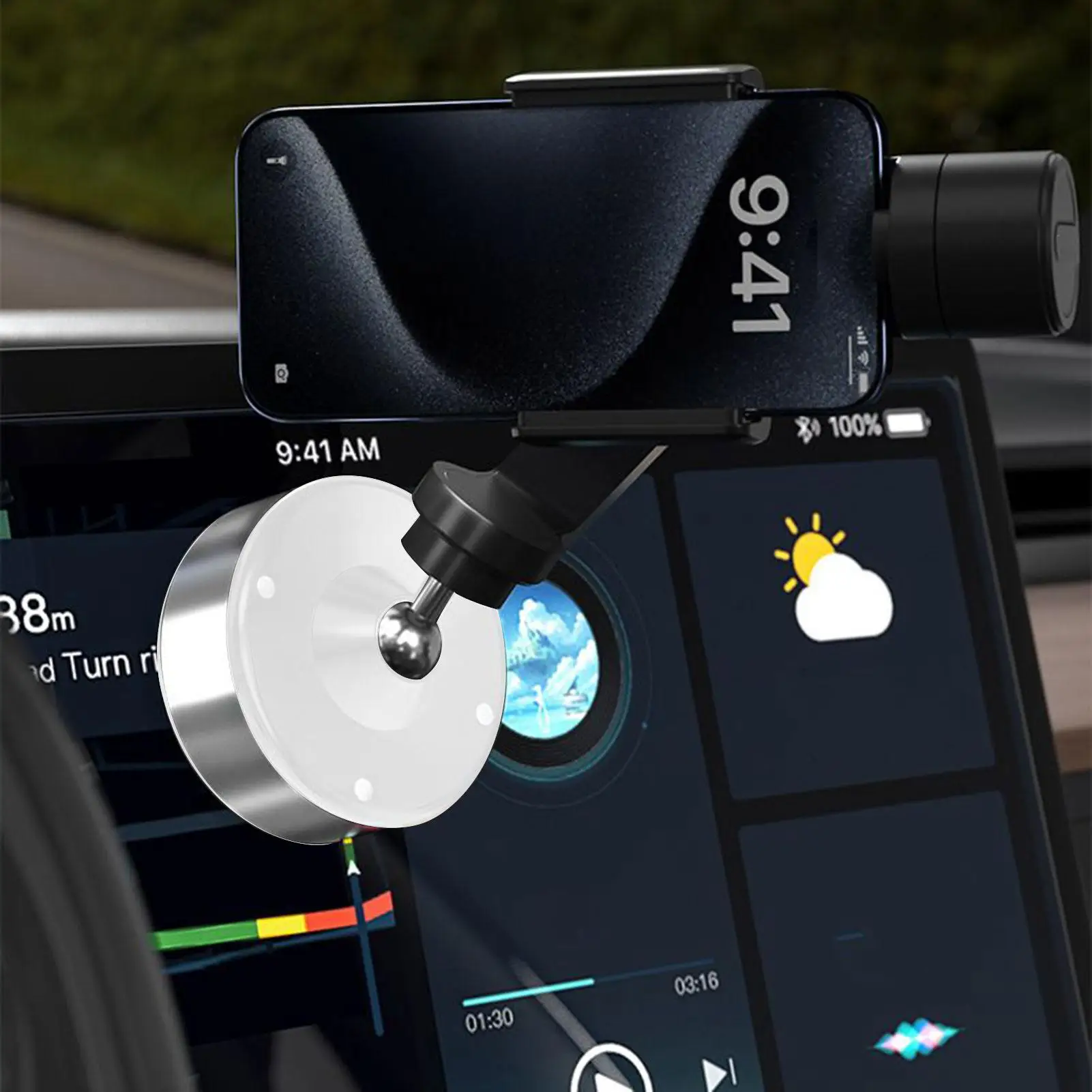 

Вакуумный держатель для телефона, электрическая адсорбционная подставка, разъем 1/4, автомобильный держатель для телефона для большинства смартфонов, авто, грузовик, внедорожник, седан, RV