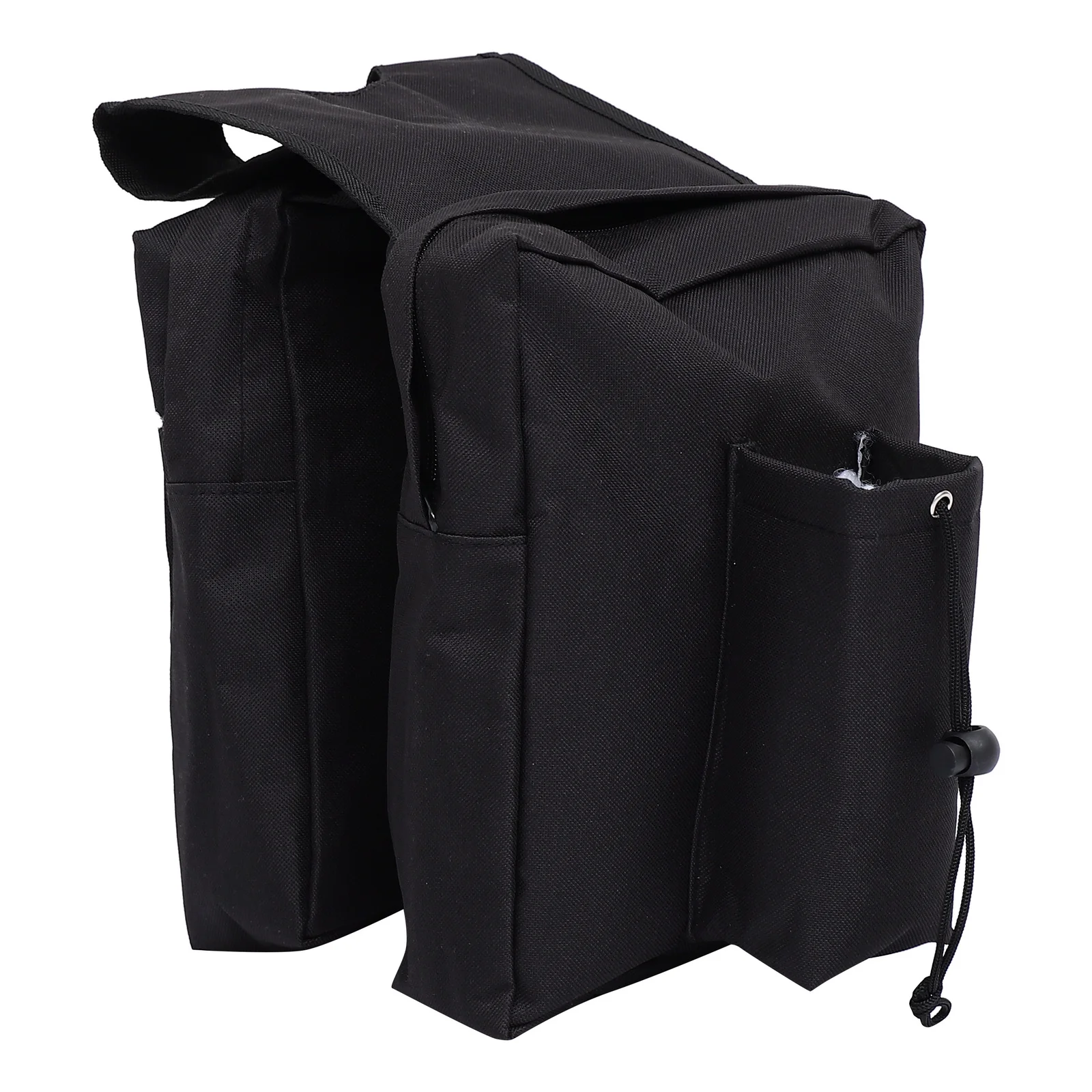 

Стильная сумка на заднюю раму из ткани Оксфорд с двумя карманами, седельная сумка для хранения передней балки для велосипедов, сумка для хранения велосипедов