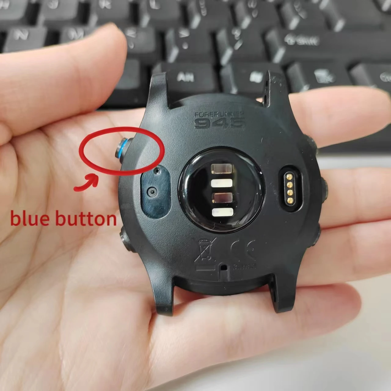 

Without Battery Back Cover Applicable To Garmin Forerunner 945 Rear Cover Parts Repairment Replacement