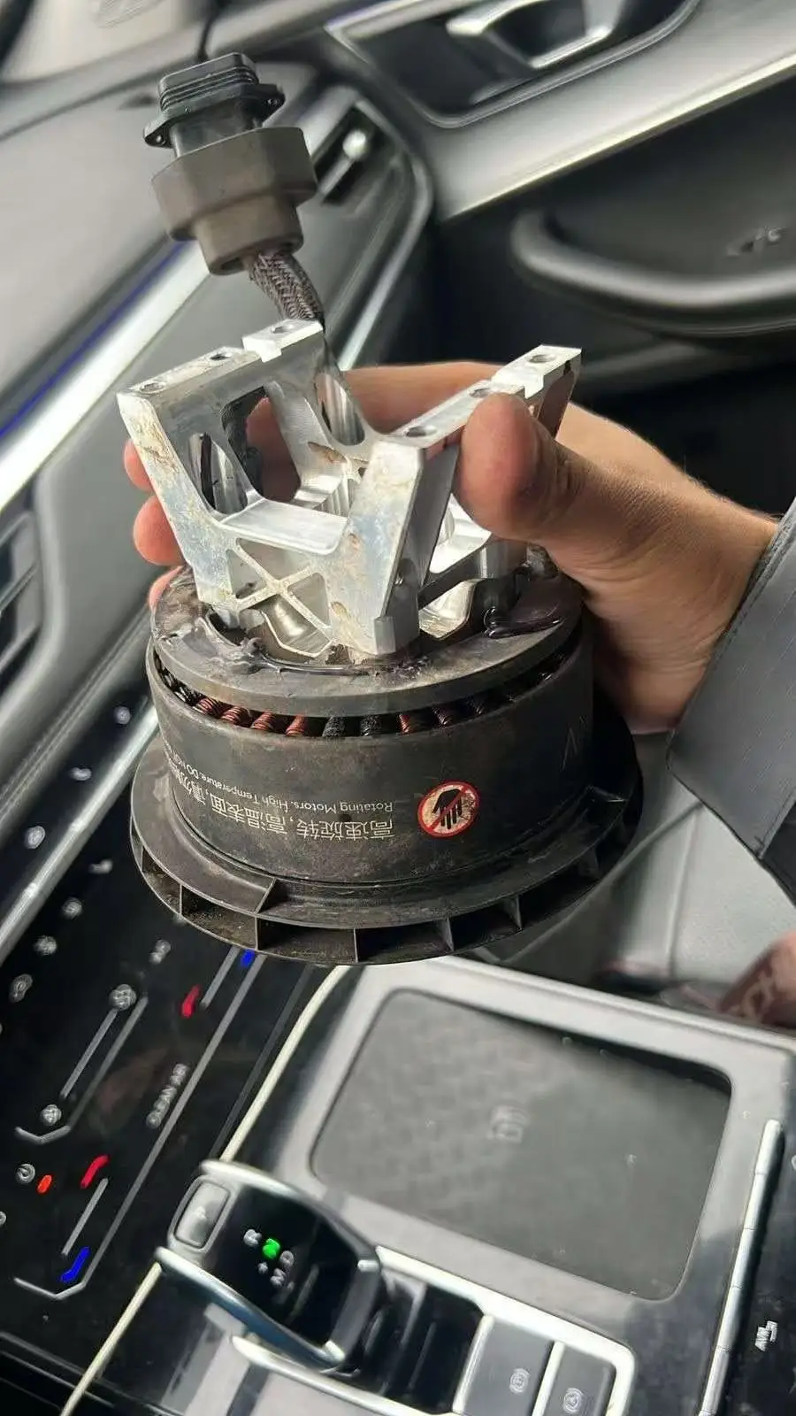 Agras used T50 Propulsion power Motor with up bottom base 10033 48KV Agricultural Drone Parts Repair Parts