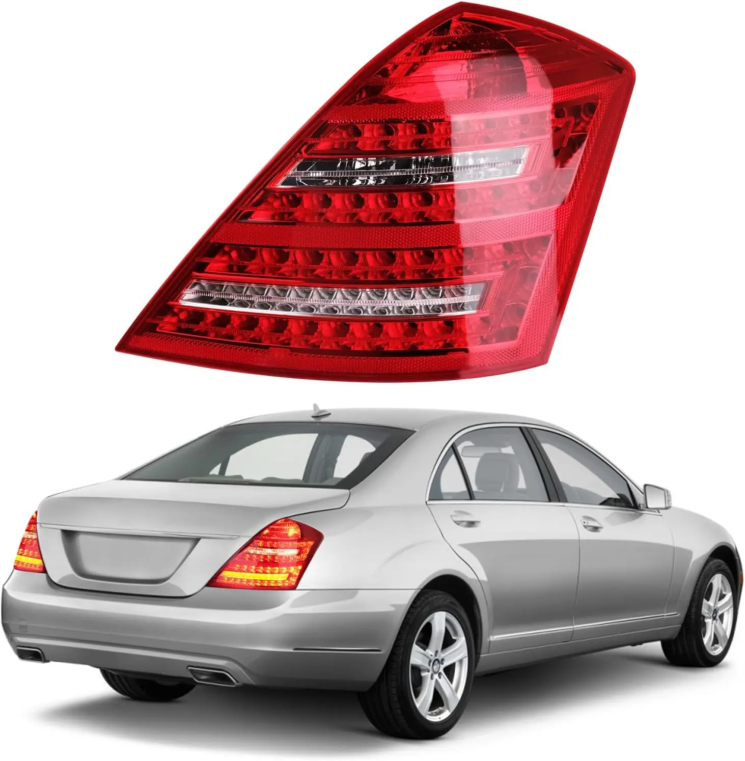 

Passenger Side LED Tail Light for Mercedes S-Class W221 2010-2013 S600 S550 S63AMG S65AMG