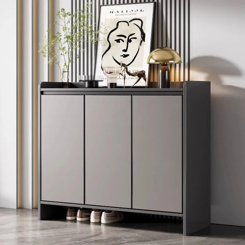 *Holder Hardware Shoe Cabinet Storage Entryway Entrance Corner Shoe Rack Corridor Apartments Organizador Zapatos Furniture