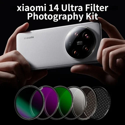 Para 14 Ultra filtro Kit de fotografía filtros móviles filtro ND teléfono inteligente 67mm filtro estrella/Flare/ND/suave/Negro niebla/filtro CPL